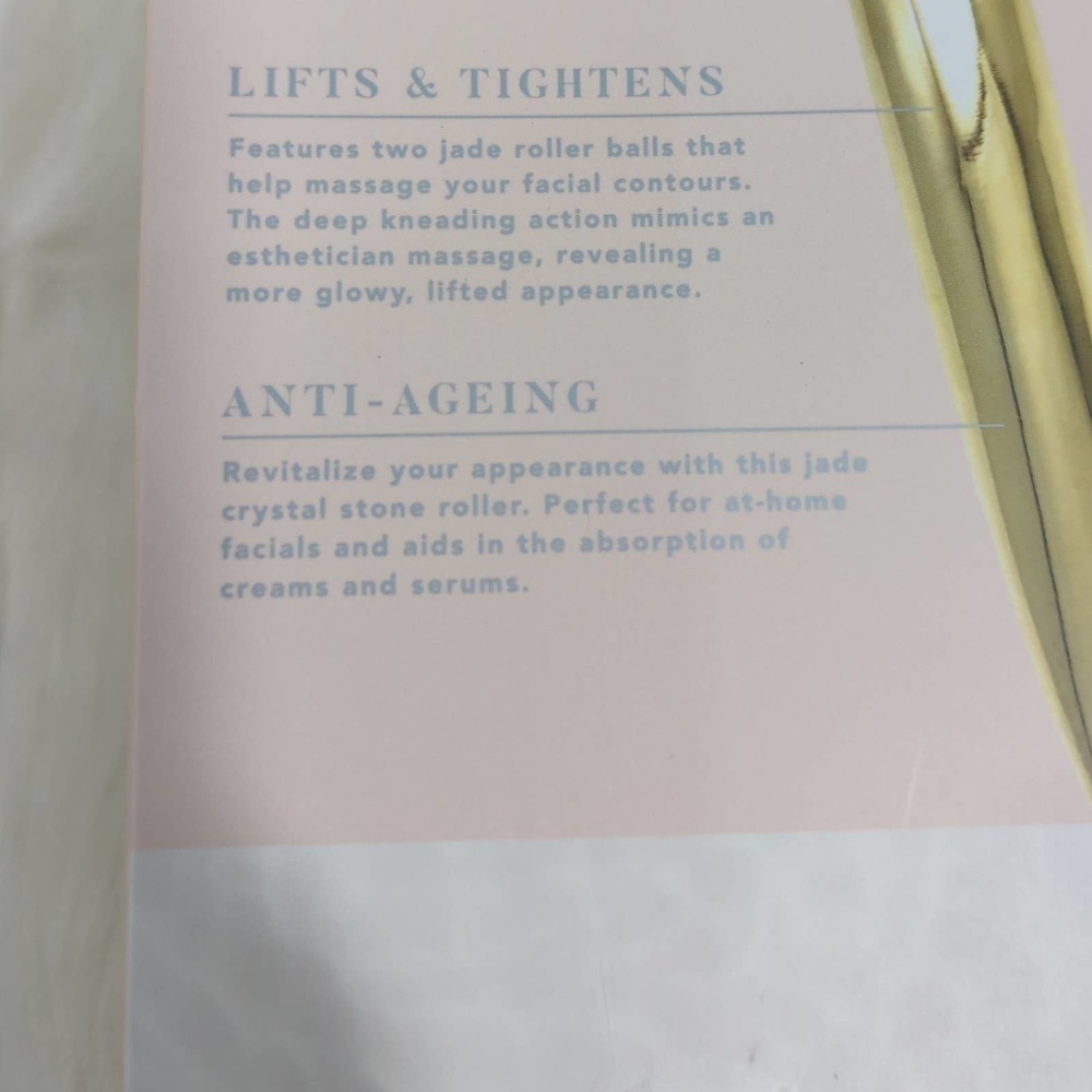 BNIB | Catherine Malandrino - Jade‎ Stone Beauty Facial Roller - Picture 5 of 6
